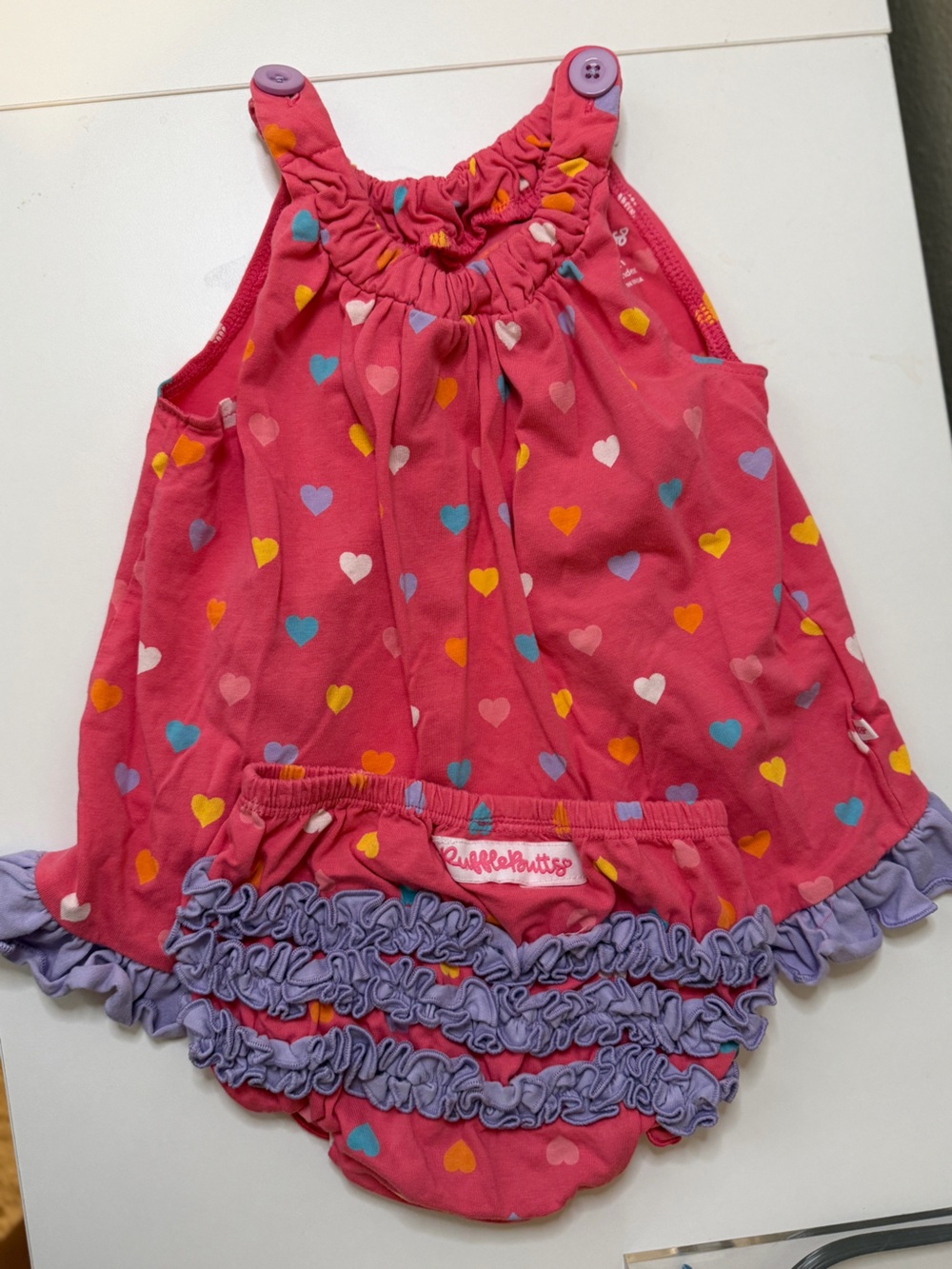 Ruffle Butts Open Back Set (18-24M)